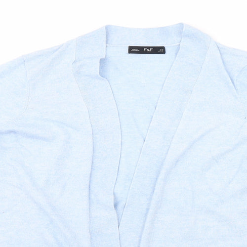 F&F Womens Blue   Cardigan Jumper Size 12