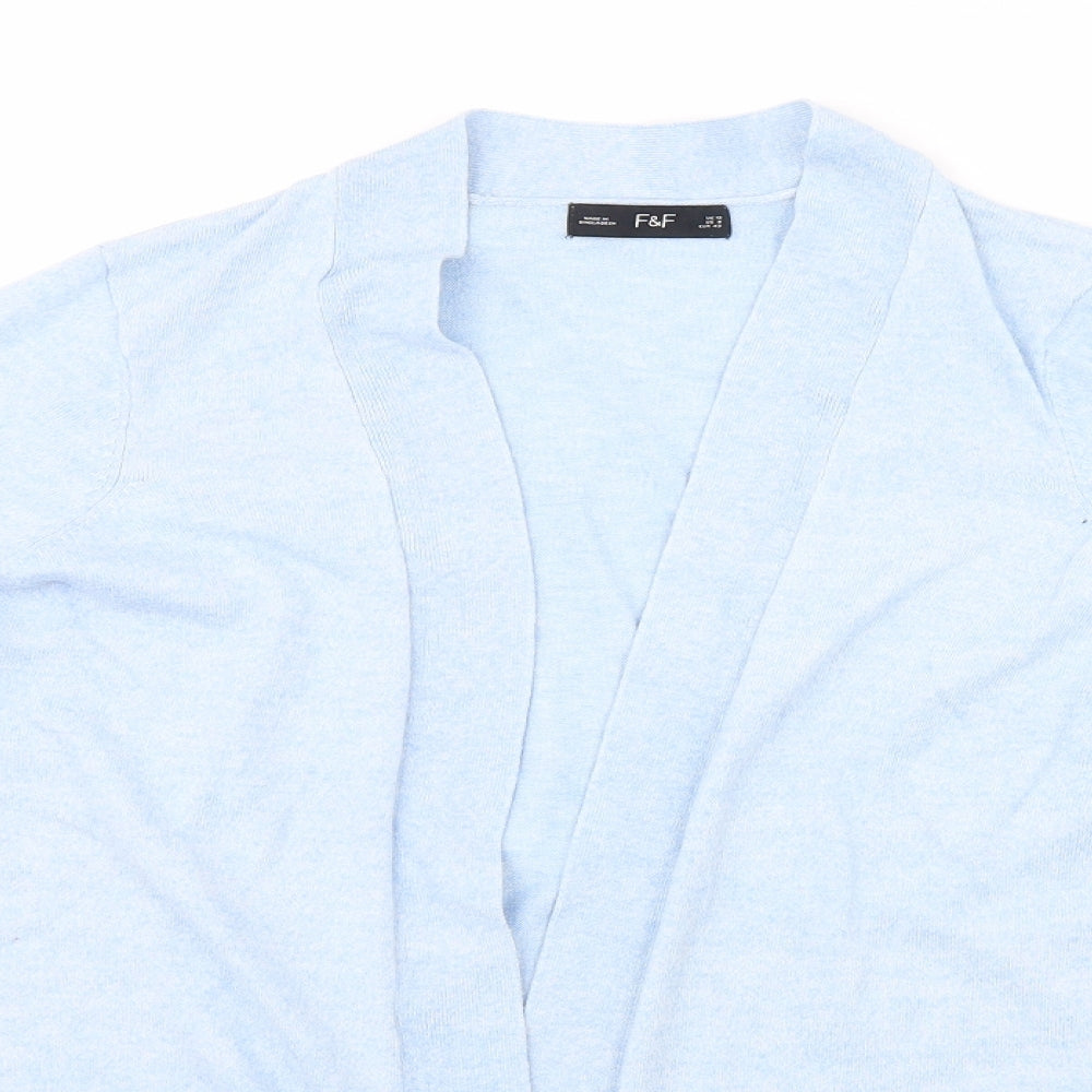 F&F Womens Blue   Cardigan Jumper Size 12