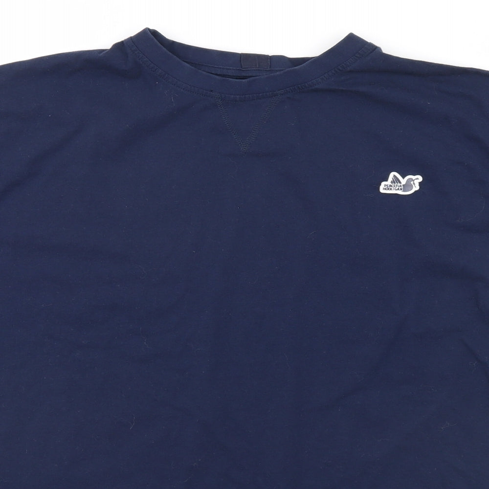 PEACEFUL HOOLIGAN Mens Blue    T-Shirt Size 3XL
