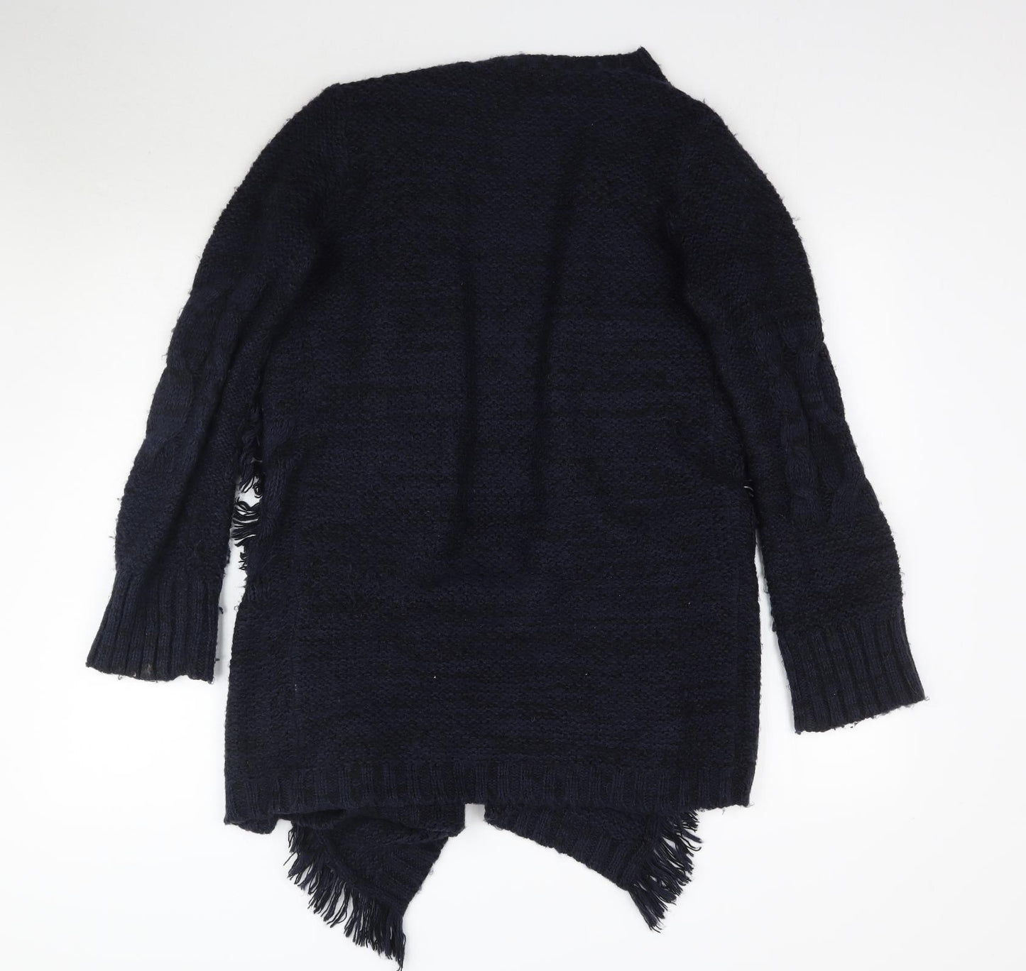 Cotton Traders Womens Blue  Knit Cardigan Jumper Size 8  - Waterfall