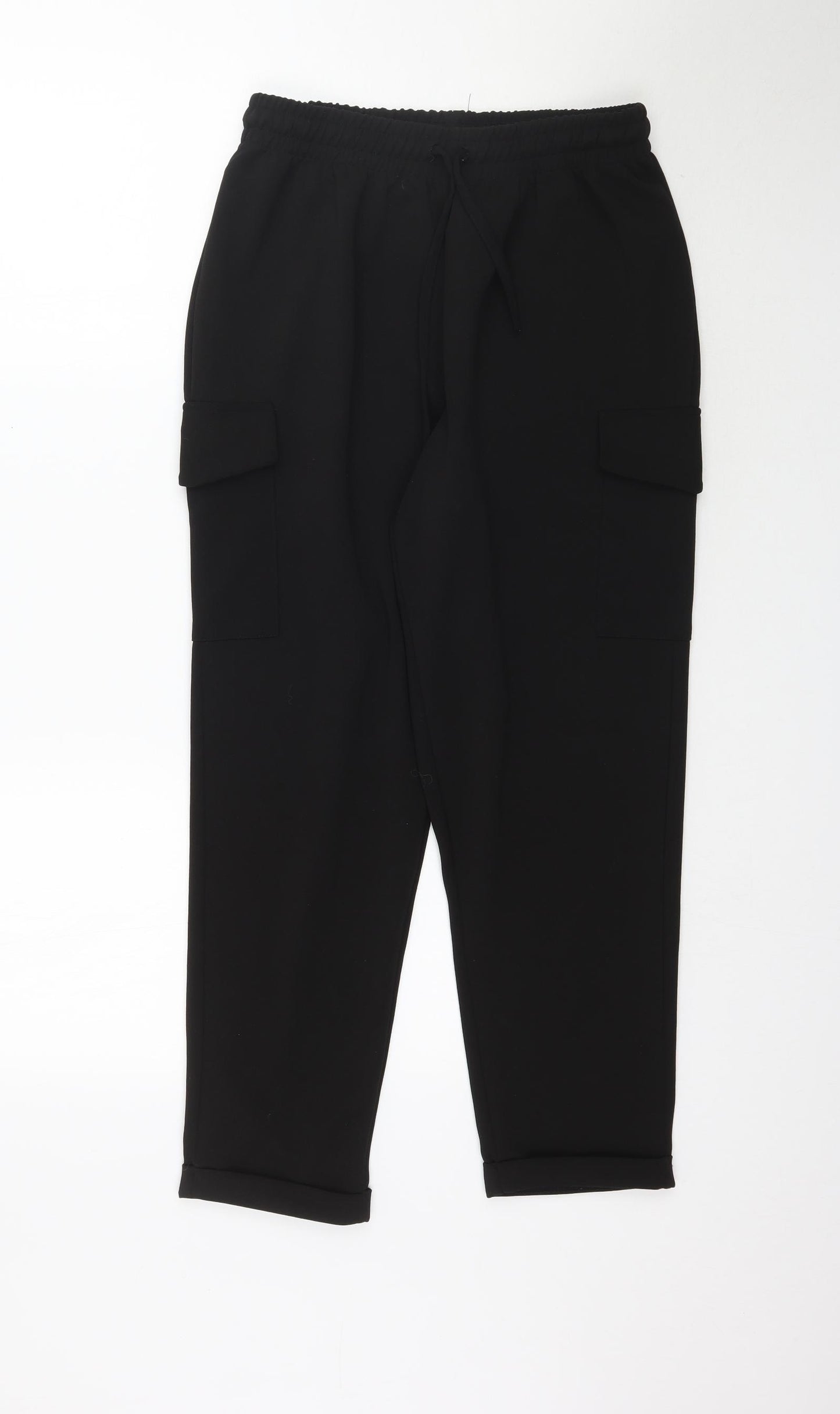 New Look Womens Black   Trousers  Size 10 L27 in