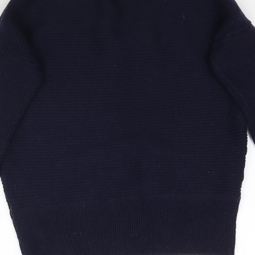 F&F Womens Blue  Knit Pullover Jumper Size 6