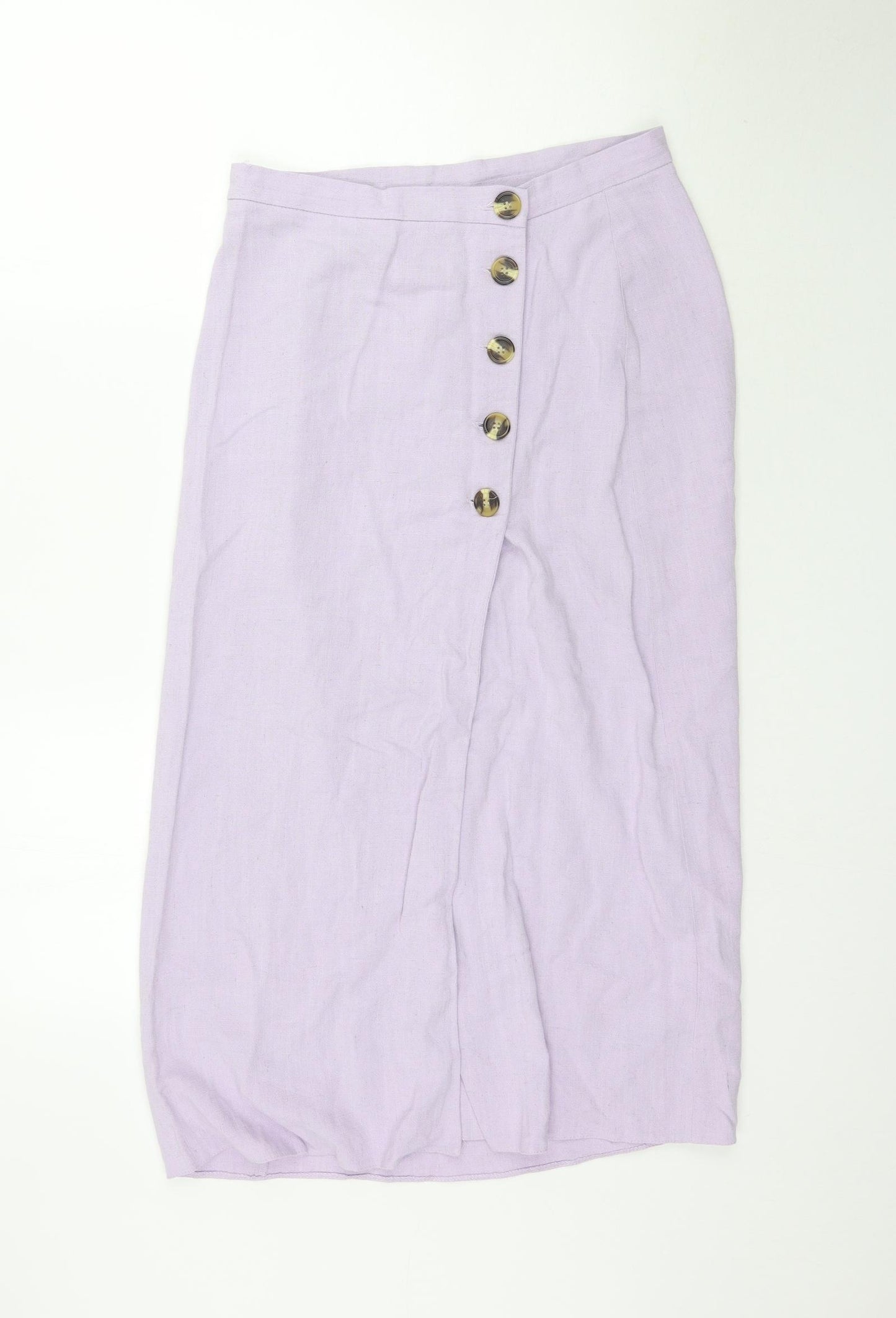 New Look Womens Purple   A-Line Skirt Size 10