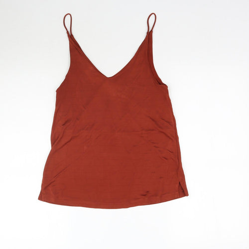 H&M Womens Brown   Camisole Blouse Size XL