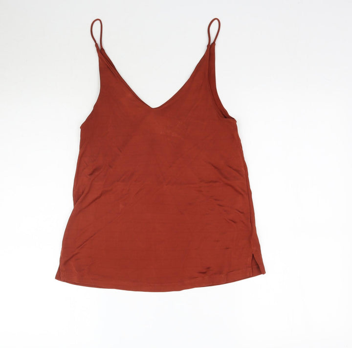 H&M Womens Brown Camisole Blouse Size XL