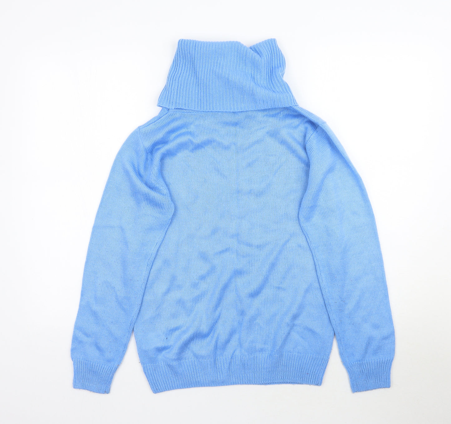Damart Womens Blue  Knit Pullover Jumper Size S
