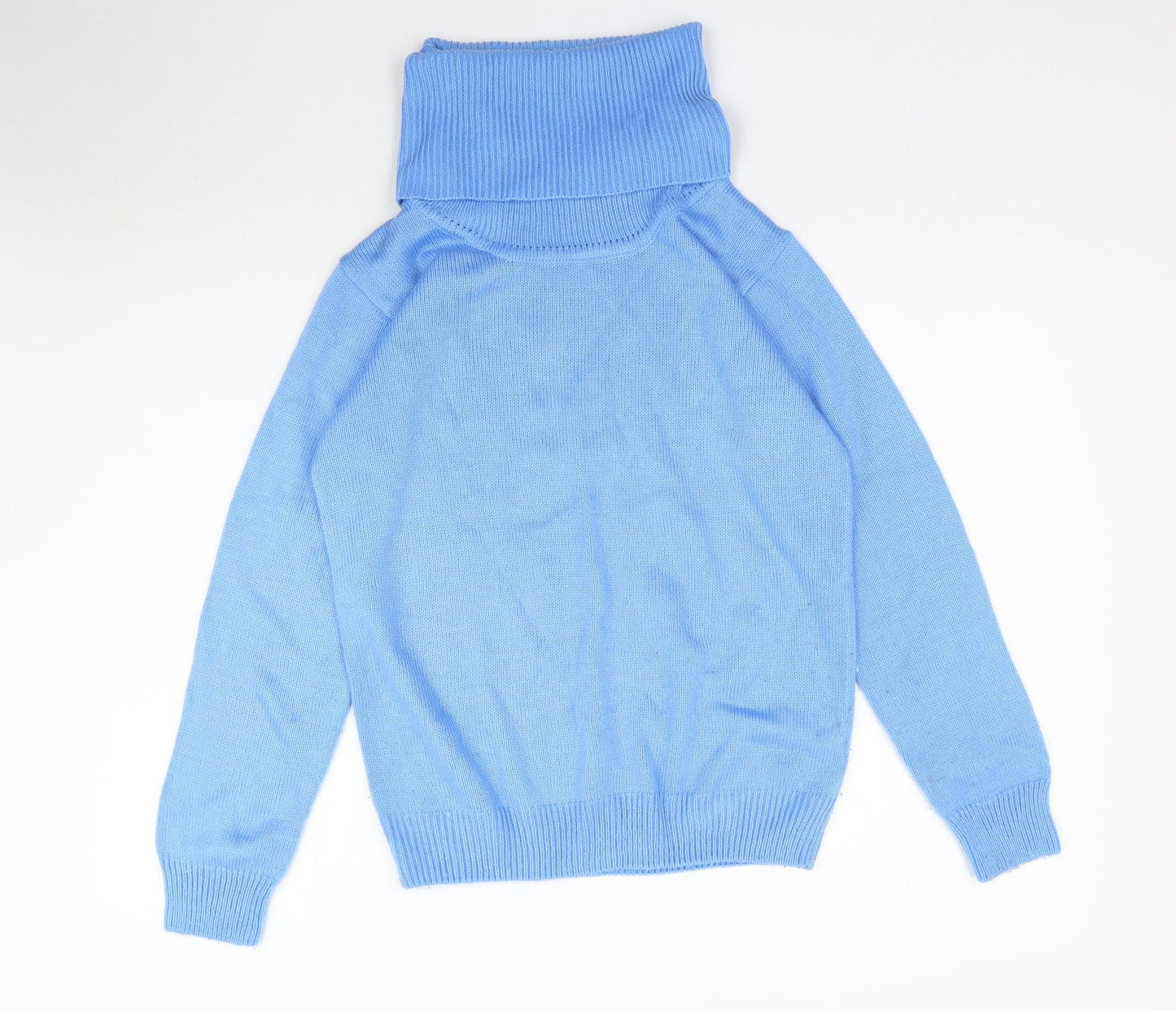 Damart Womens Blue  Knit Pullover Jumper Size S
