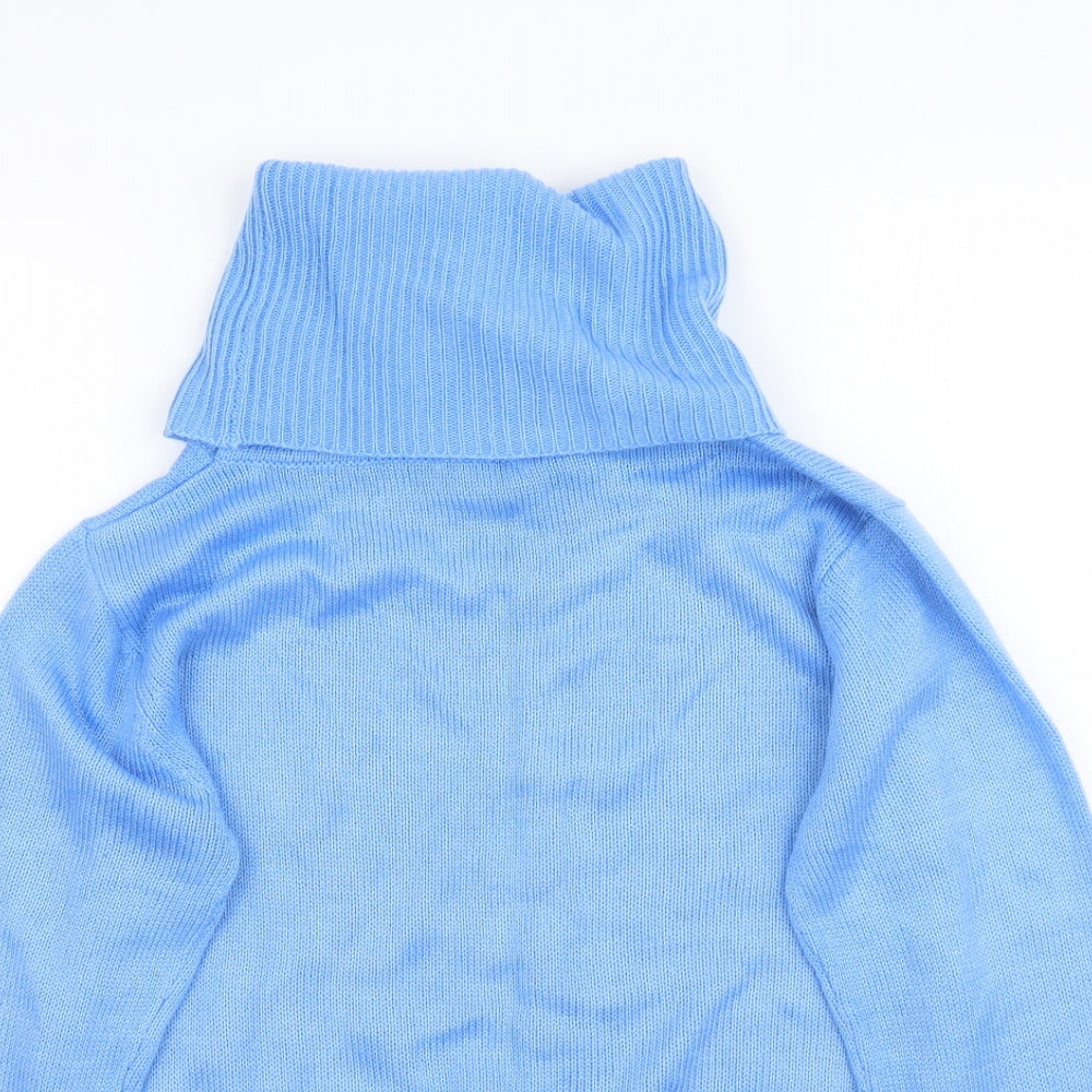 Damart Womens Blue  Knit Pullover Jumper Size S
