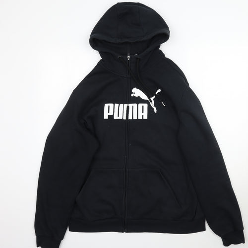 PUMA Mens Black   Full Zip Hoodie Size XL