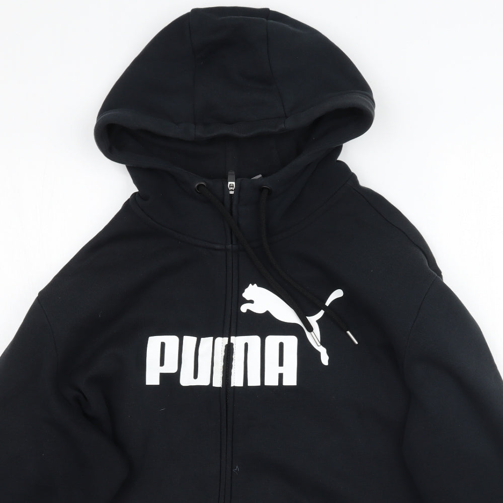 PUMA Mens Black   Full Zip Hoodie Size XL