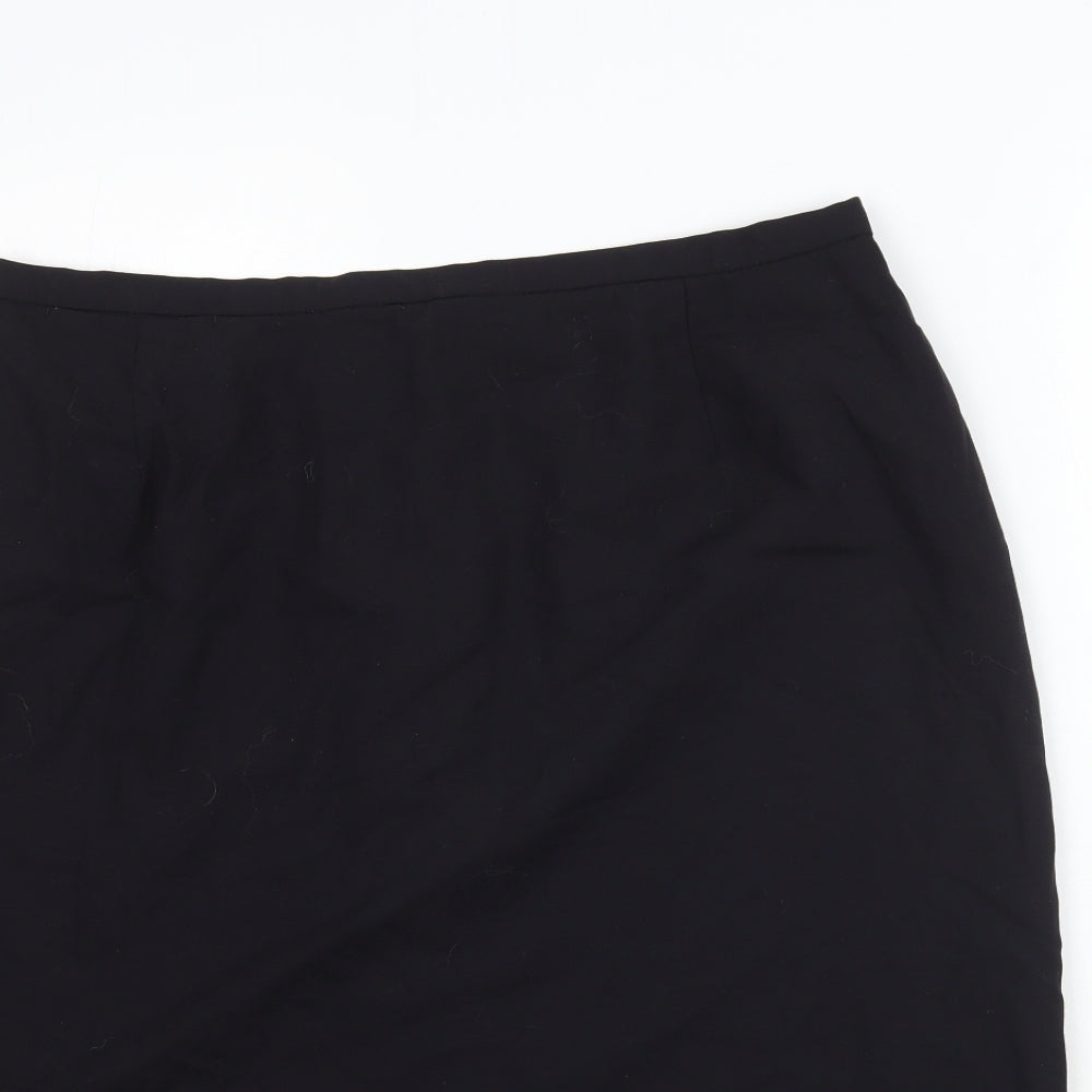 disley Womens Black   Straight & Pencil Skirt Size 18  - Work Office