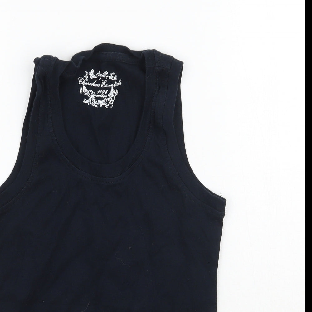 Cherokee Womens Blue   Basic T-Shirt Size 12
