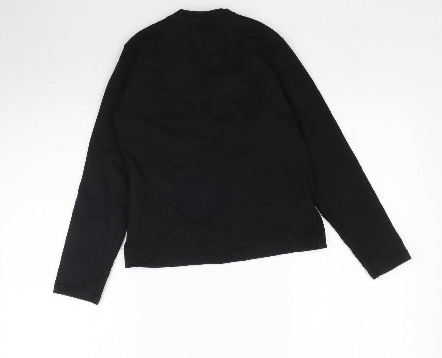 Stature Womens Black   Pullover Sweatshirt Size 10