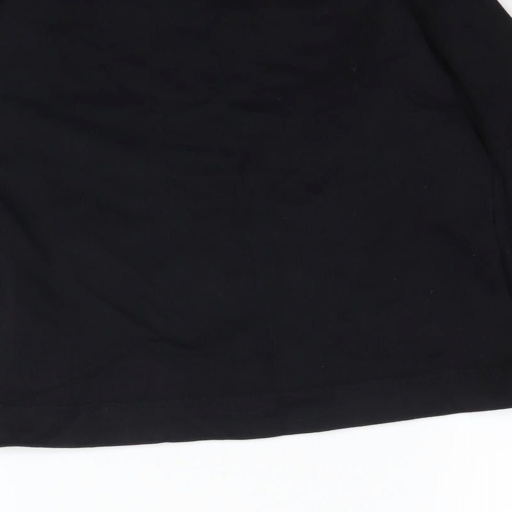 Stature Womens Black   Pullover Sweatshirt Size 10