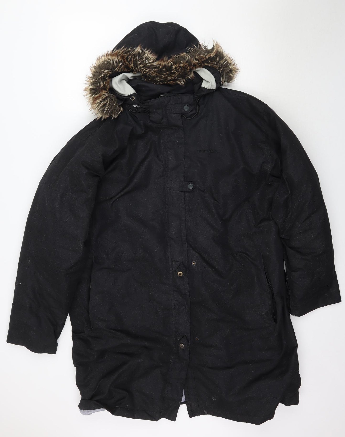 Trespass Womens Black   Parka Coat Size XL