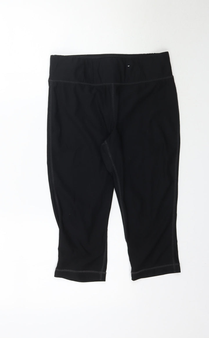 Athlete works Womens Black Biker Shorts Size M