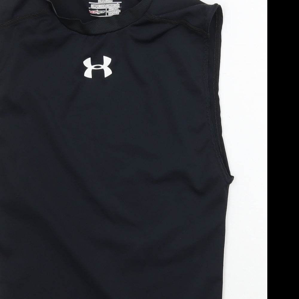 Under armour Mens Black   Basic Tank Size S