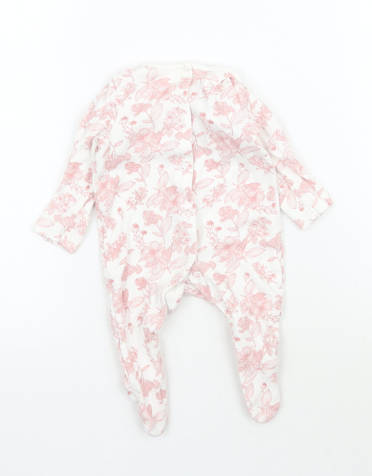 TU Girls Multicoloured Floral  Babygrow One-Piece Size Newborn