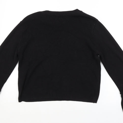 River Island Womens Black   Pullover Jumper Size 10