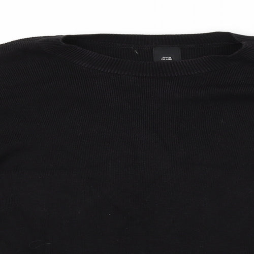 River Island Womens Black   Pullover Jumper Size 10