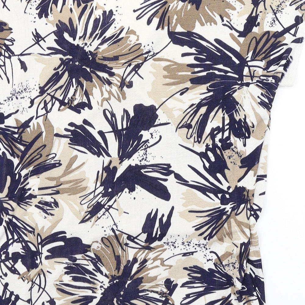 Reflections Womens Multicoloured Floral  Basic Blouse Size XL