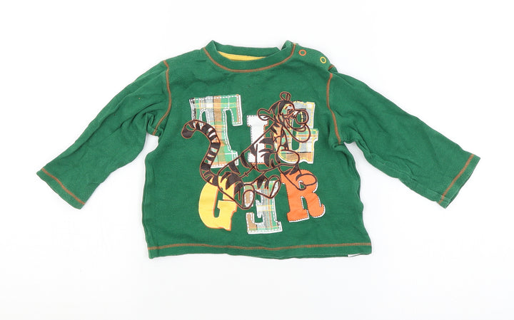George Baby Green   Basic T-Shirt Size 9-12 Months