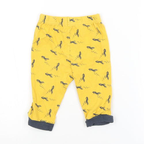 George Baby Yellow Solid   Pyjama Pants Size 6-9 Months