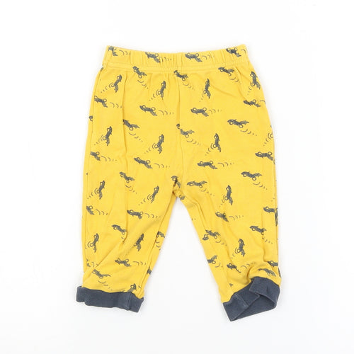 George Baby Yellow Solid   Pyjama Pants Size 6-9 Months