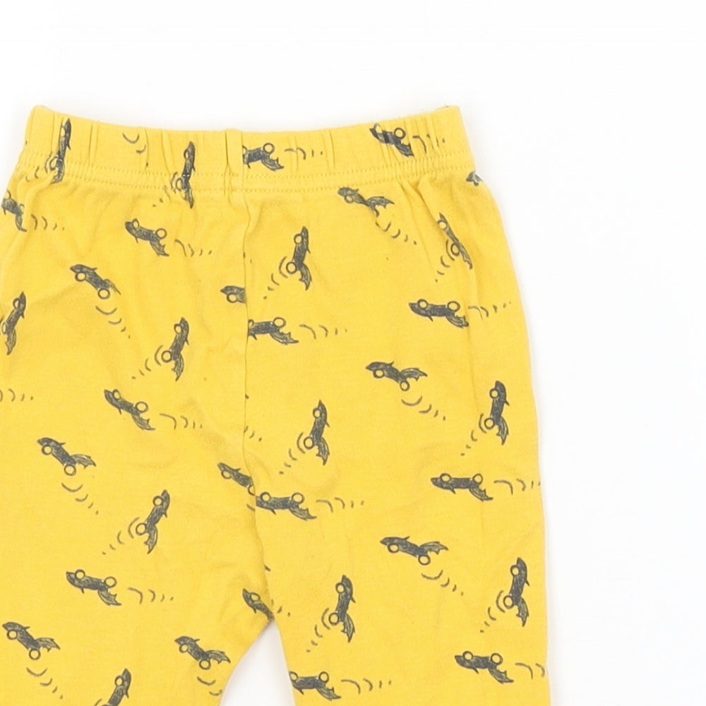 George Baby Yellow Solid   Pyjama Pants Size 6-9 Months