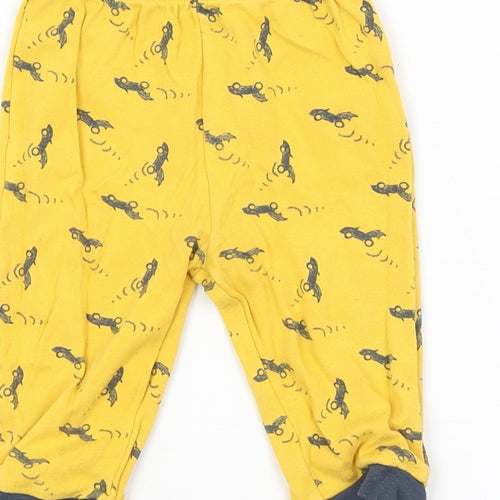 George Baby Yellow Solid   Pyjama Pants Size 6-9 Months