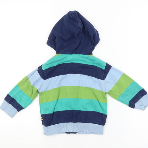 Blue Zoo Baby Blue Striped  Basic Jacket Jacket Size 9-12 Months