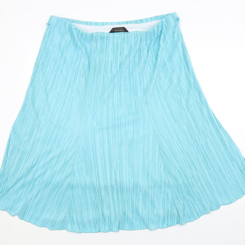 FOREVER 21 Womens Blue   A-Line Skirt Size 2XL