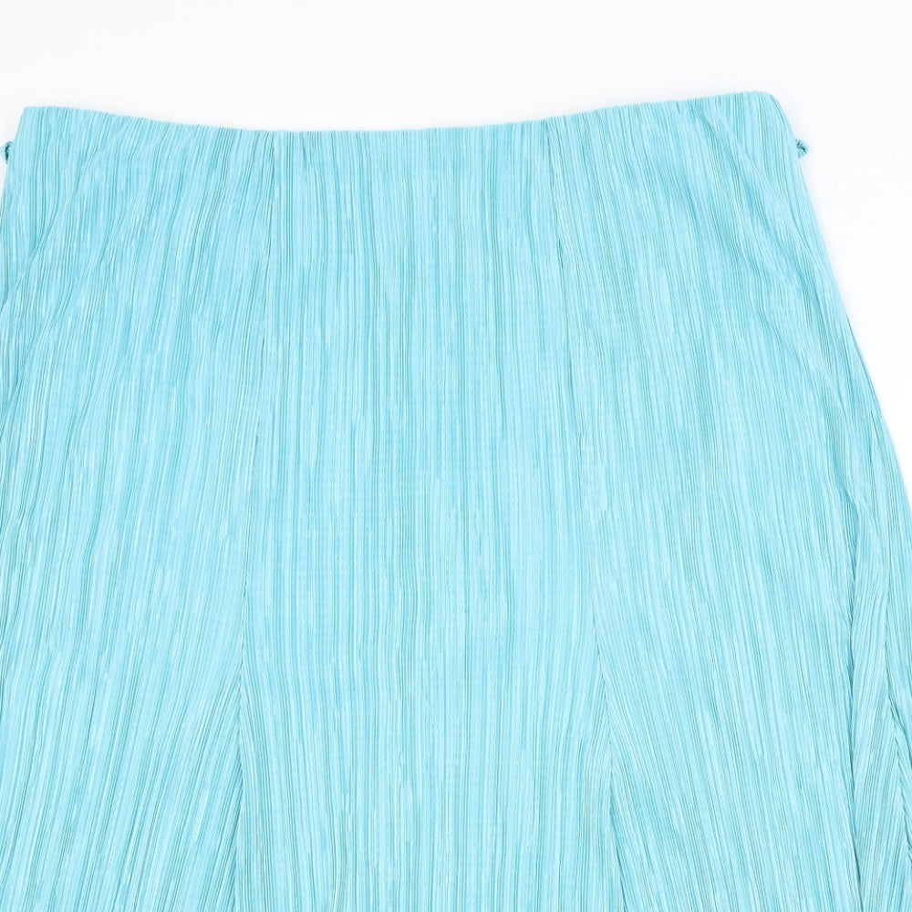 FOREVER 21 Womens Blue   A-Line Skirt Size 2XL
