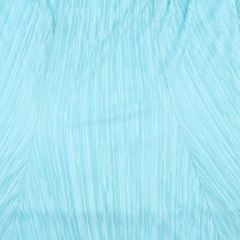 FOREVER 21 Womens Blue   A-Line Skirt Size 2XL