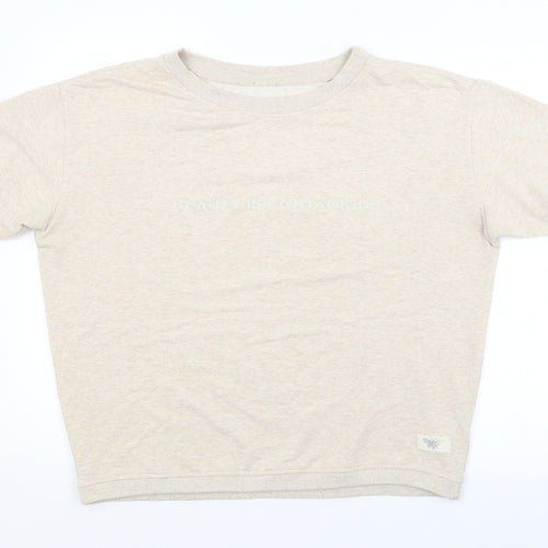 INSOMNIA Womens Beige   Pullover Jumper Size M