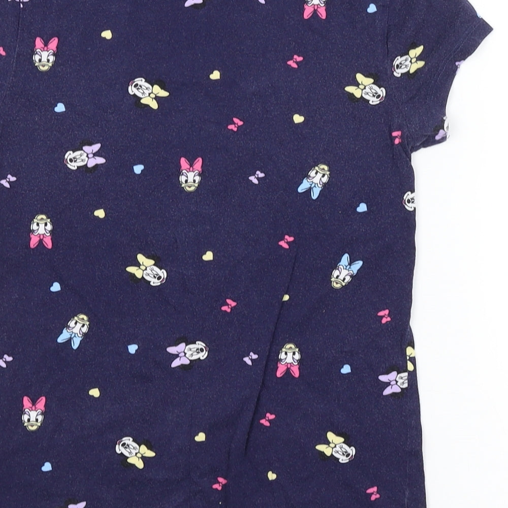 Disney Girls Purple Spotted  Top Pyjama Top Size 8-9 Years