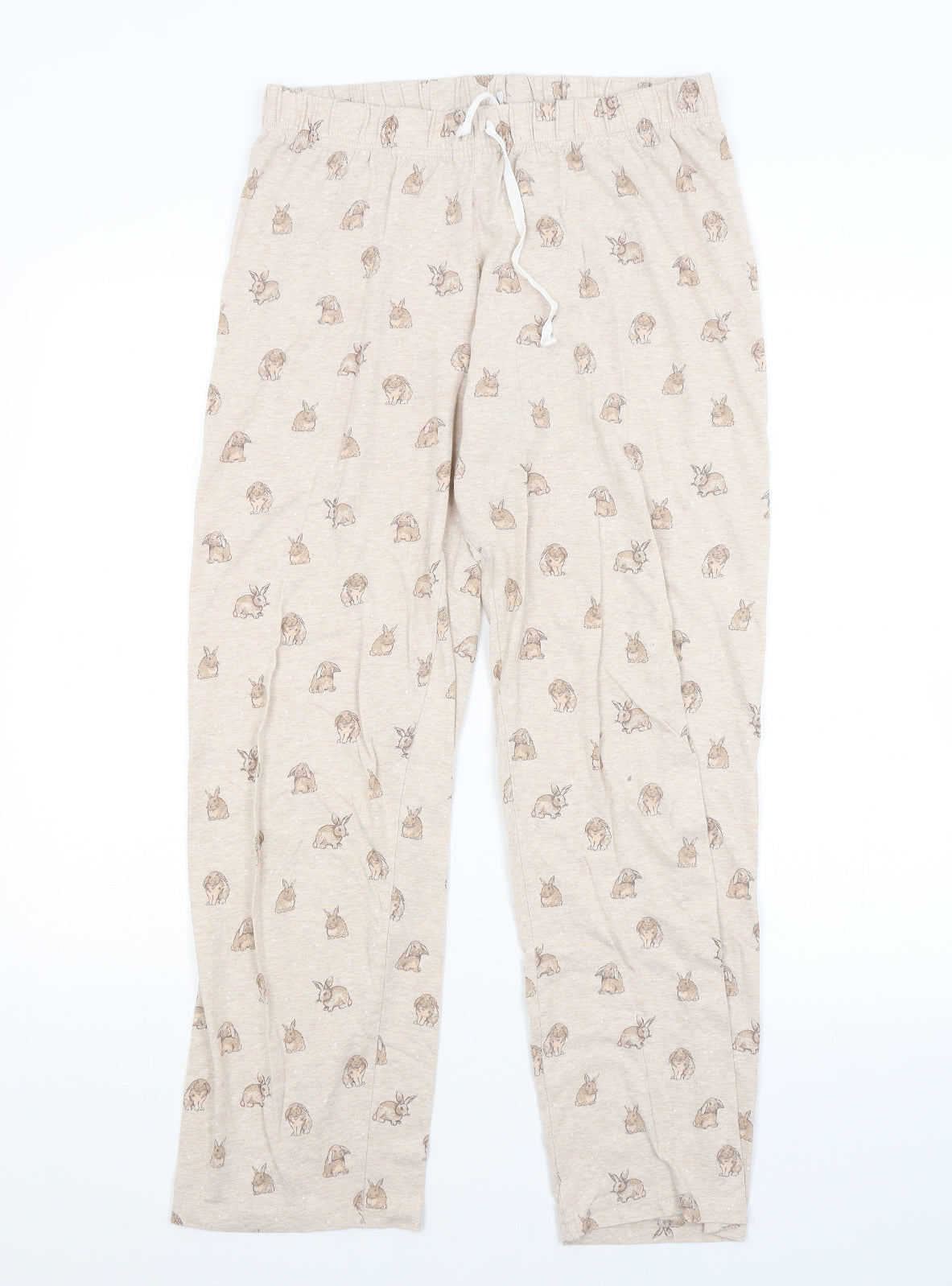 Primark Womens Brown Animal Print   Pyjama Pants Size 10