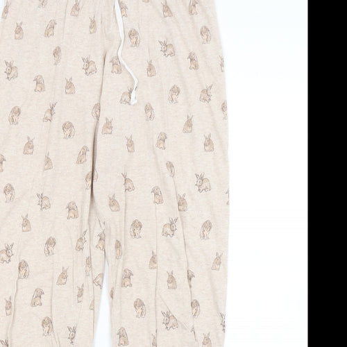 Primark Womens Brown Animal Print   Pyjama Pants Size 10