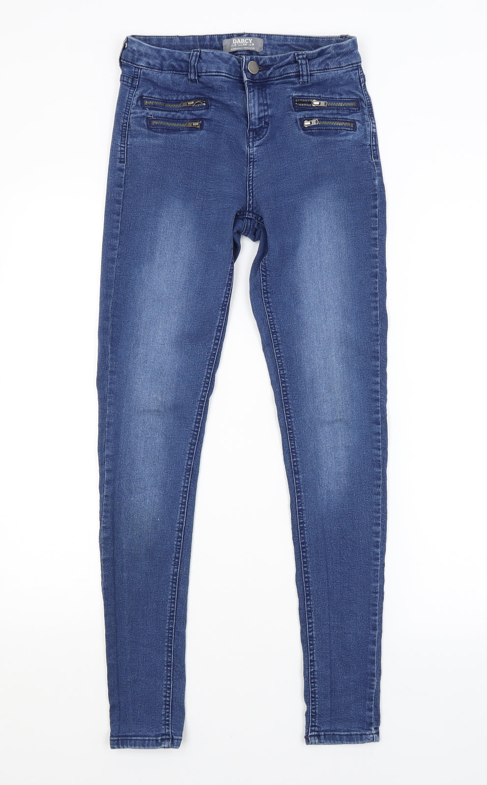DARCY Womens Blue   Skinny Jeans Size 8 L29 in