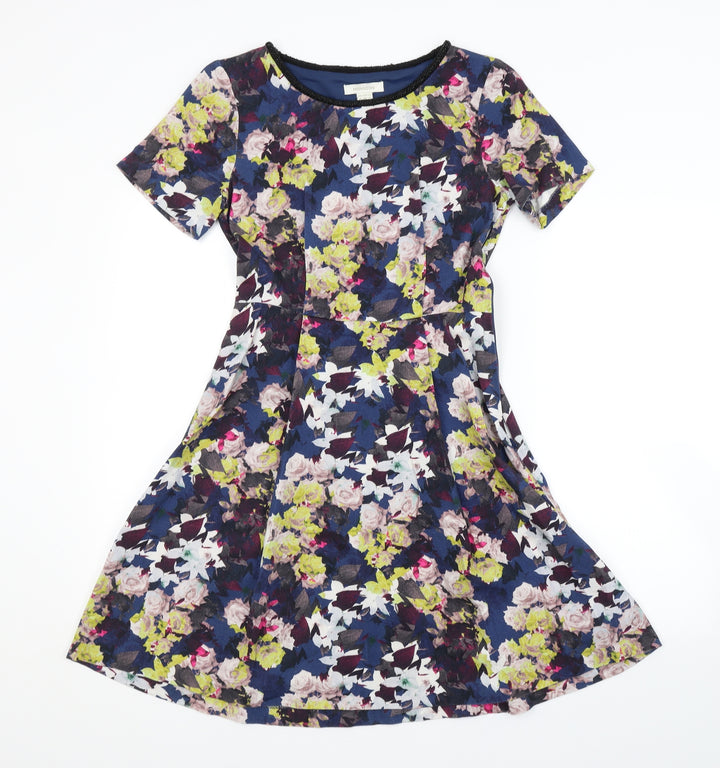 Monsoon Womens Multicoloured Floral  A-Line  Size 8