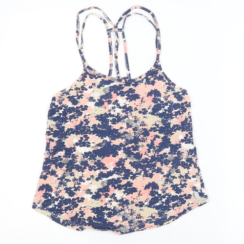 New Look Womens Multicoloured Floral  Cropped Tank Size XS