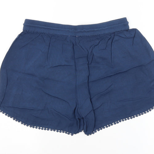 F&F Girls Blue   Hot Pants Shorts Size 13-14 Years