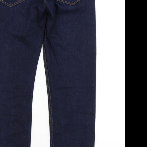M&S Womens Blue   Tapered Jeans Size 32 in L29 in