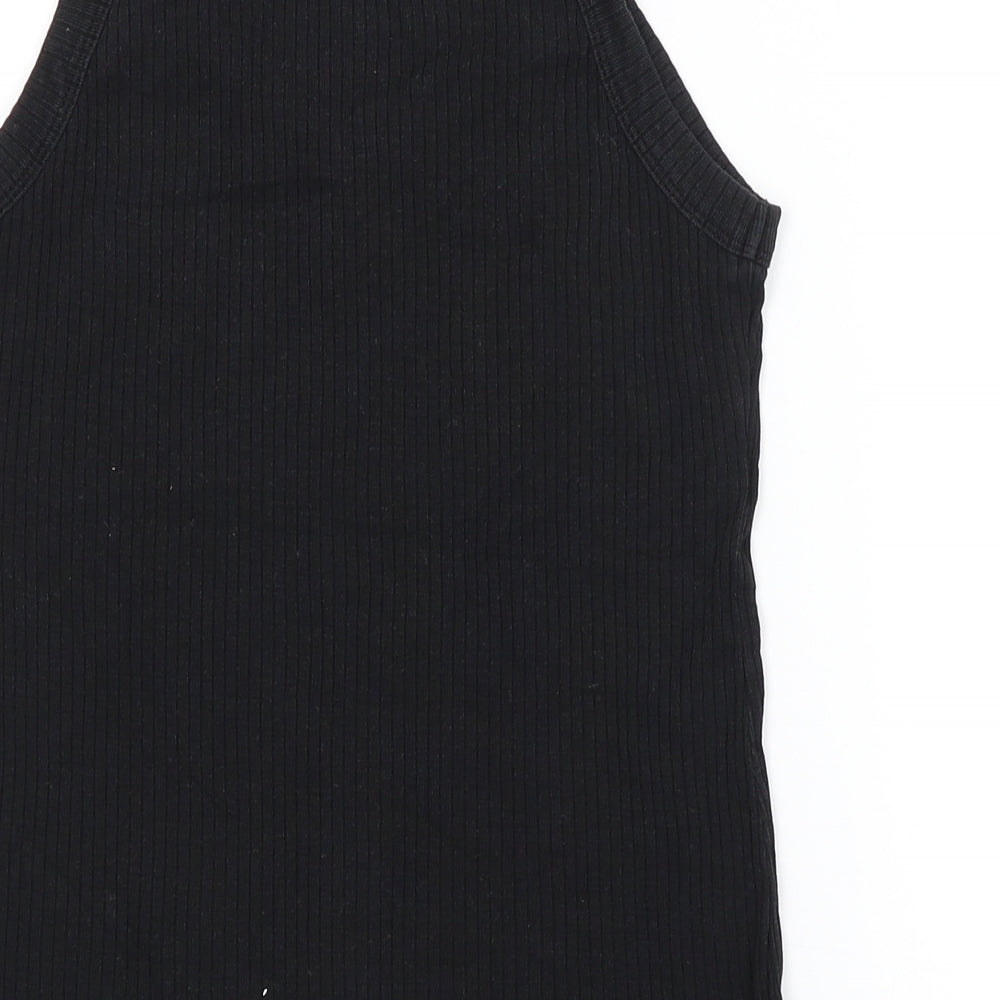 River Island Womens Black   Basic Tank Size 10