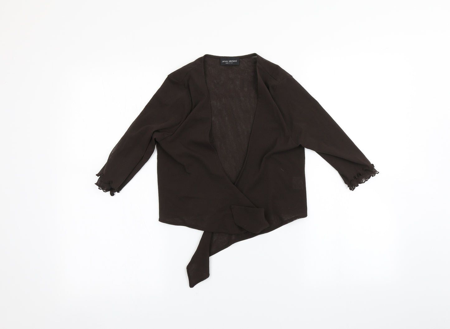 James Lakeland Womens Brown   Basic Blouse Size 10