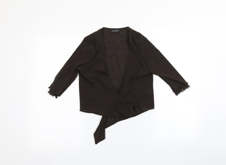 James Lakeland Womens Brown   Basic Blouse Size 10