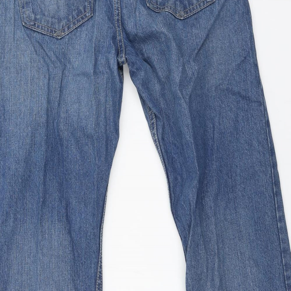 Marks and Spencer Mens Blue   Straight Jeans Size 32 in L29 in