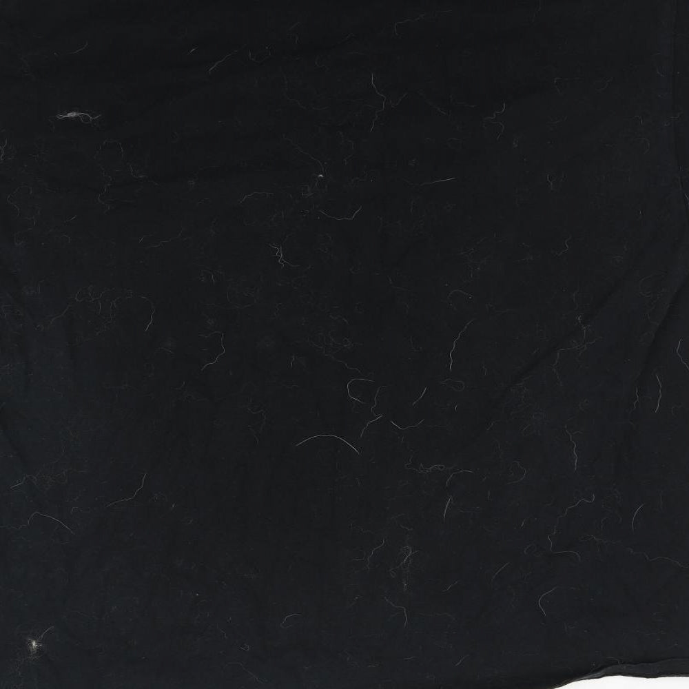 Gildan Mens Black    T-Shirt Size XL