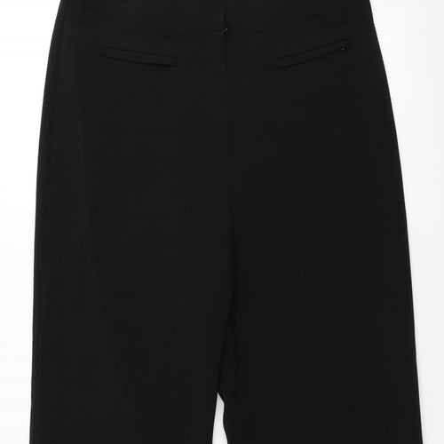 Mia Moda Womens Black   Trousers  Size 12 L29 in