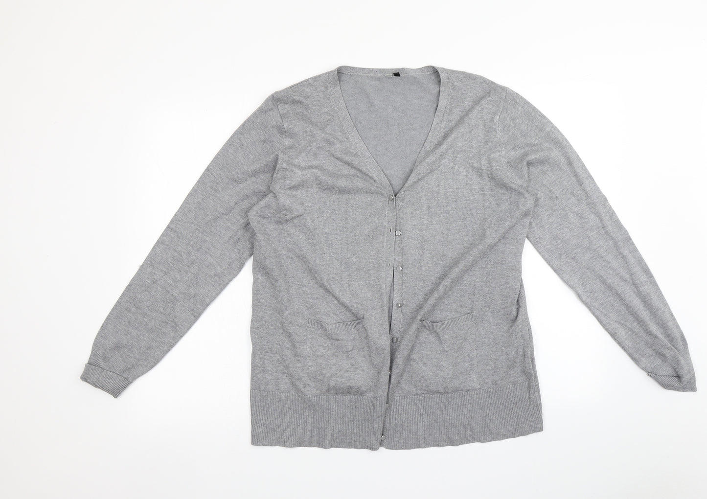 Intuition Womens Grey   Cardigan Jumper Size 16